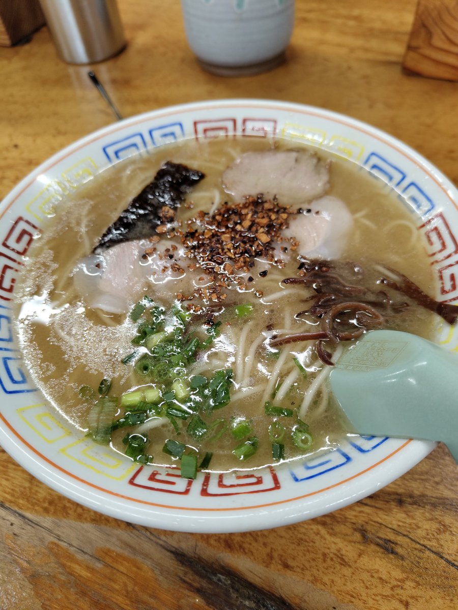 玉名ラーメン、美味しい。