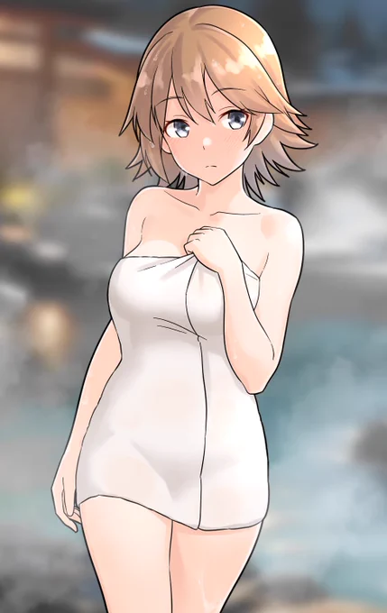 温泉比叡#艦これ 