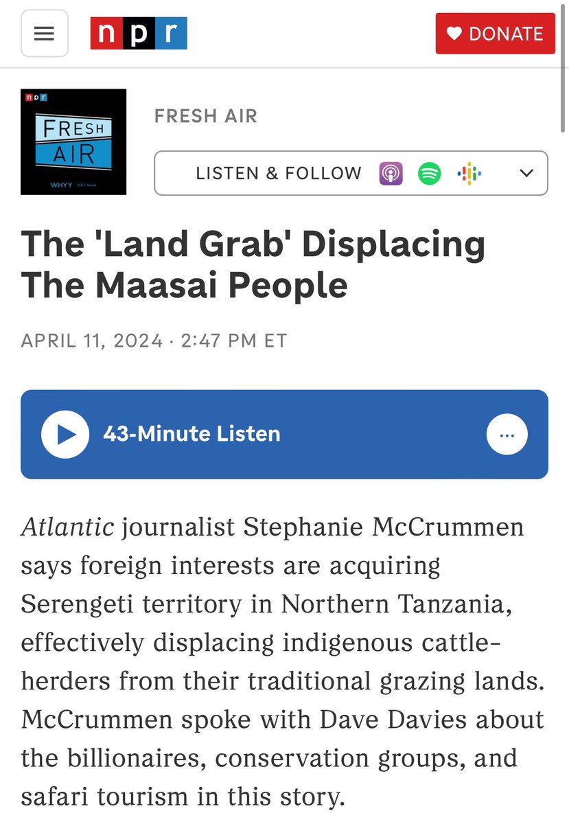 Tuna taarifa kishindo chake hii report kuhusu LAND GRAB yenu ya ardhi ya wamaasai 
@tzembassyus mmepokea message ngapi mpk sasa za protest? 😃
Sasa ngoja tujipange protest nyingine mbele ya ubalozi!
#HandsOffMaasaiLand 
#IStandWithTheMaasai