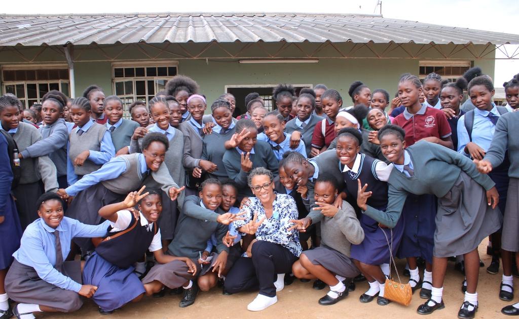 It was great to interact with the girls to learn more about safeguards for children in their school. #ActNOWtoEndVAC