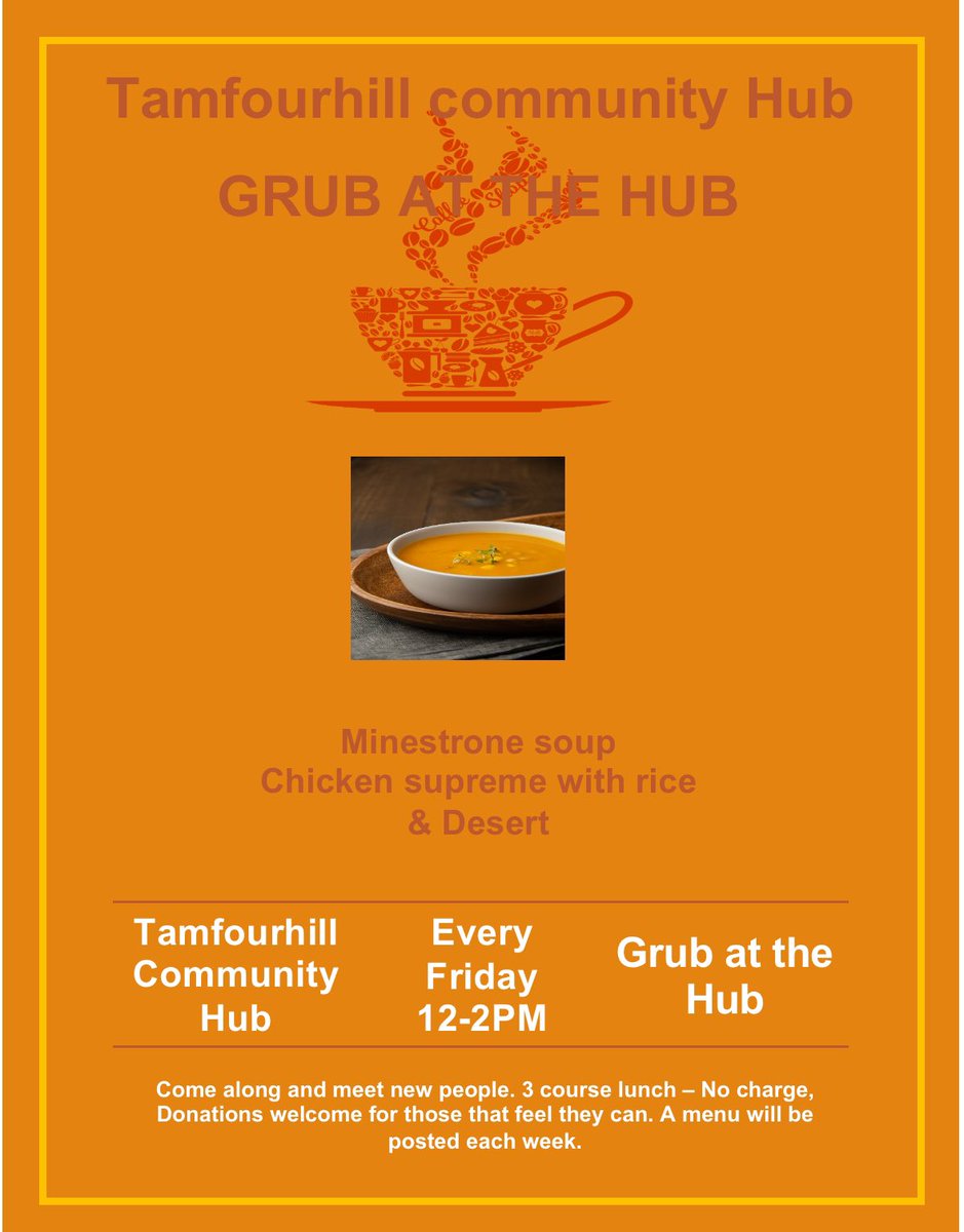 Menu for the 19th of April #ukgovernmentfunded @falkirkcouncil #warmspaces #Grubatthehub