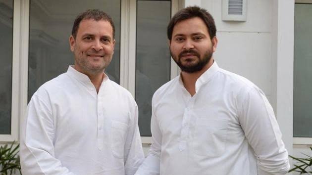 BREAKING NEWS .

Tejaswi Yadav has officially requested his workers to distribute Congress manifesto to villages along with RJD guarantee cards .

This is going to benifit the INDIA Alliance in totality .