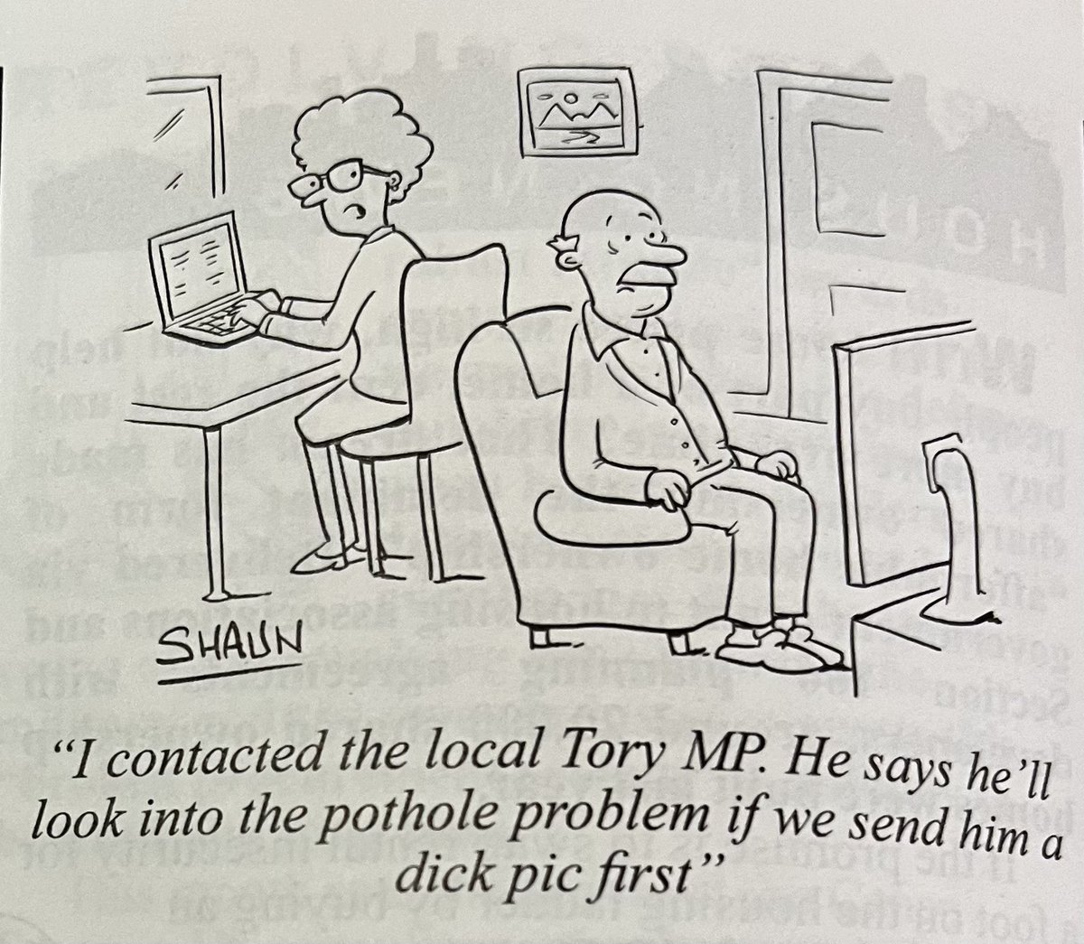 Spotted latest edition of Private Eye Magazine @PrivateEyeNews #PotHoles #WilliamWragg #WillyGate #TorySleaze #ToriesOut646