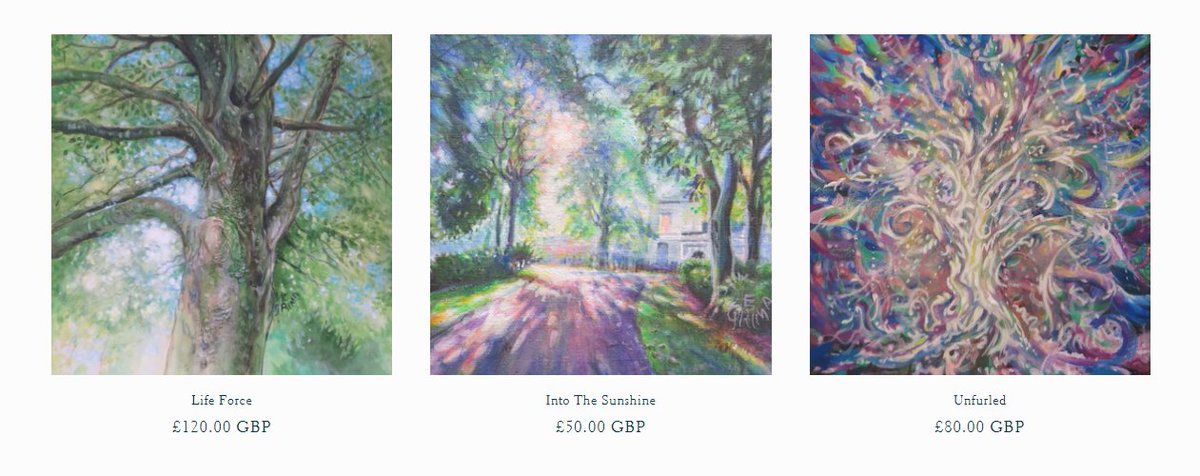 Hello #UKGiftAM here are a few of my original paintings goosegreengallery.com/collections/el…

#originalpaintings #littlelizhappyart #EGrimaARTIST #shopindie #trees #treeart #artforsale  #Art