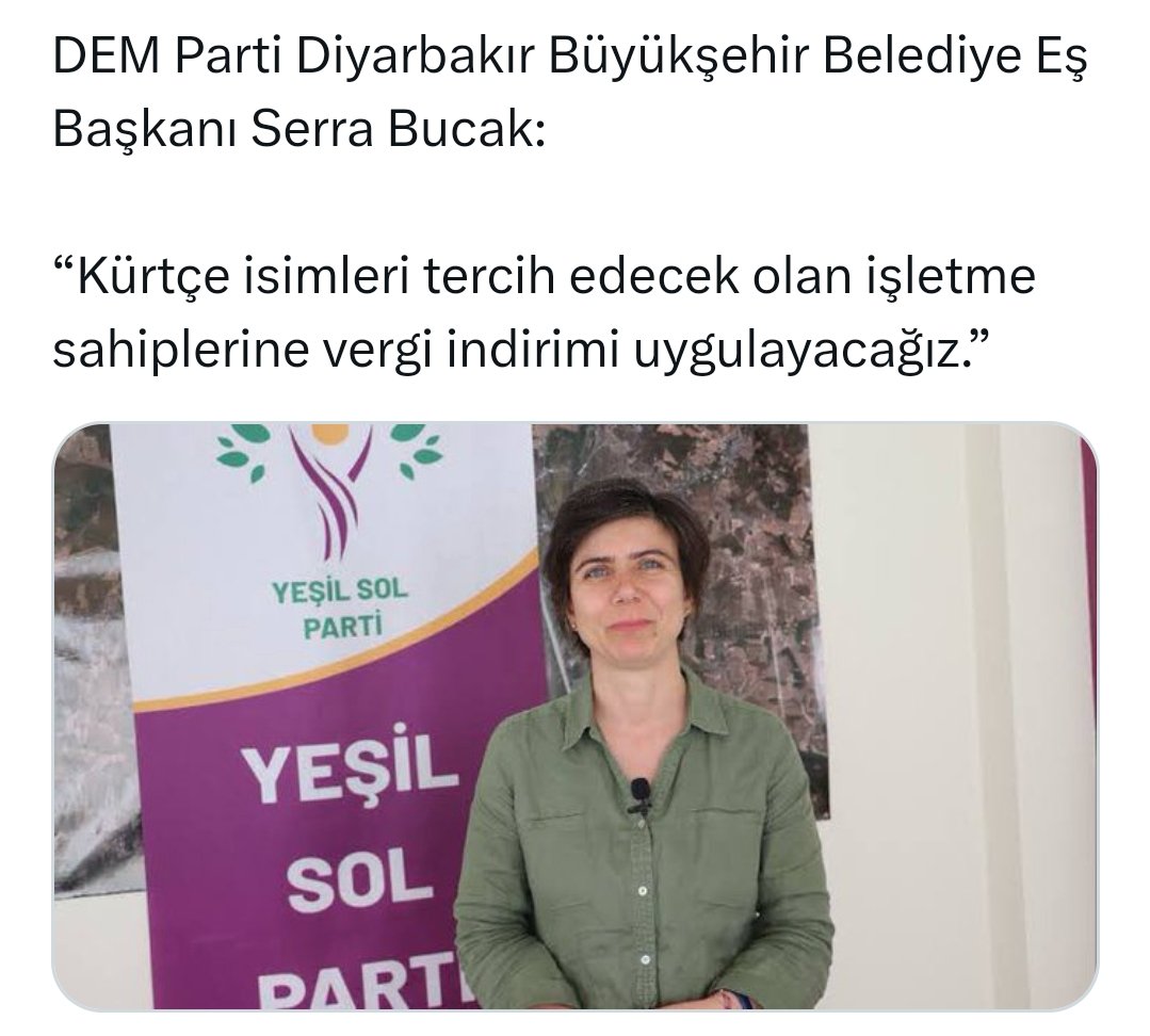 Akıllanmayacak mısınız? İsme tabii ki itiraz yok. Ama vergi indirimi dersen, işte o zaman Anayasal suç işlersin... Ve bu oyunu sağ duyu sahibi Diyarbakır halkı bozar...