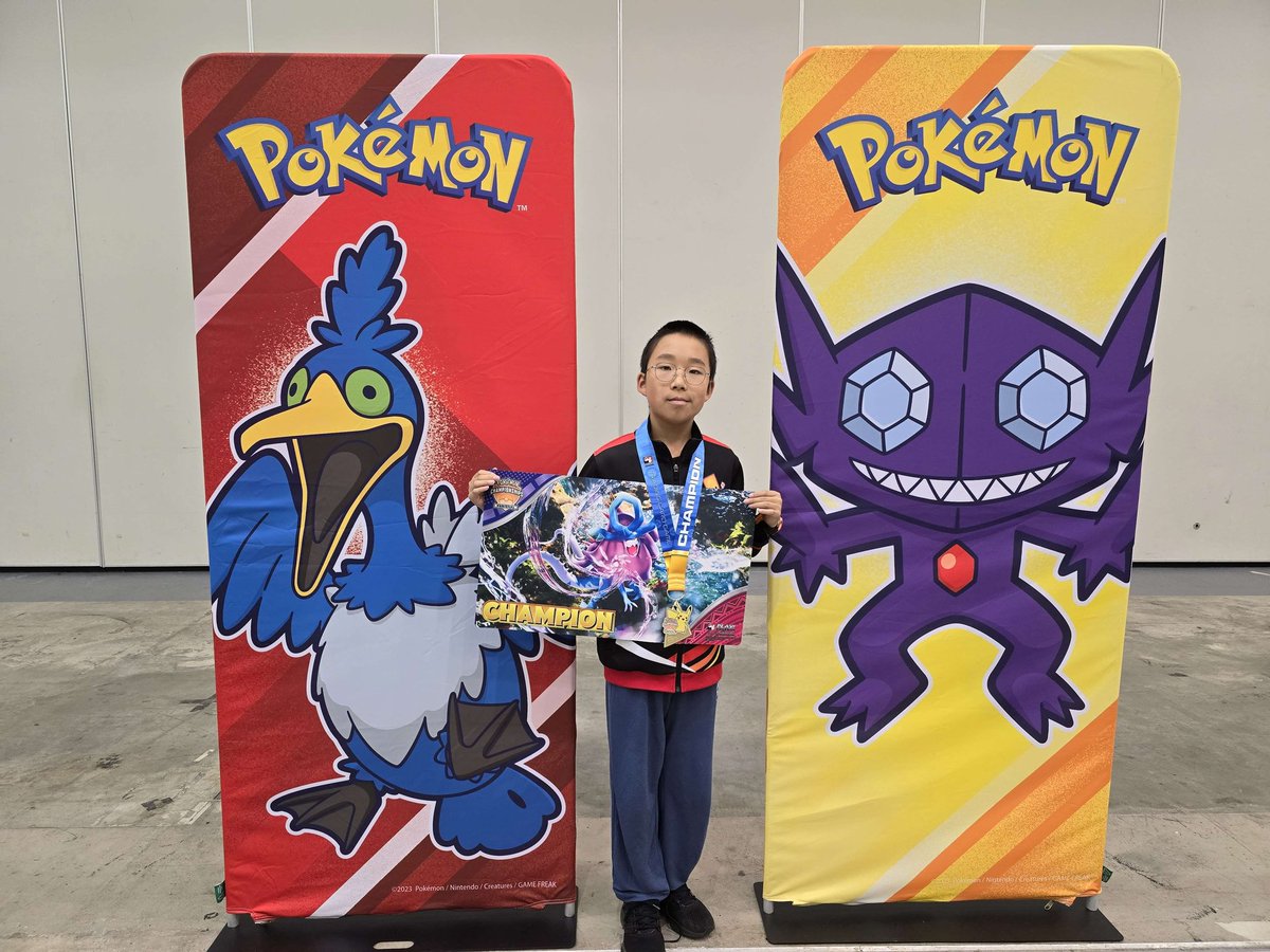 From Top4 EUIC to PERTH REGIONAL CHAMPION! 🥳 It's such a great pleasure to work with an insane Pokémon talent as Drake is! 💪 He puts a lot of effort, time to enjoy your WIN! 🎖️ Can't wait to continue working together for future tourneys! 🎉 He played LZ Giratina! (Undefeated!)