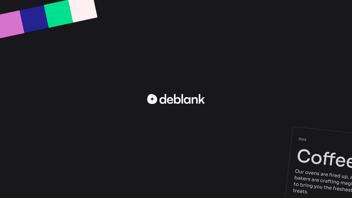 _deblank's tweet photo. Our design team put Deblank to the test to create a modern brand for a Bakery ... ⬇️ https://t.co/Iq0qnMEoUK