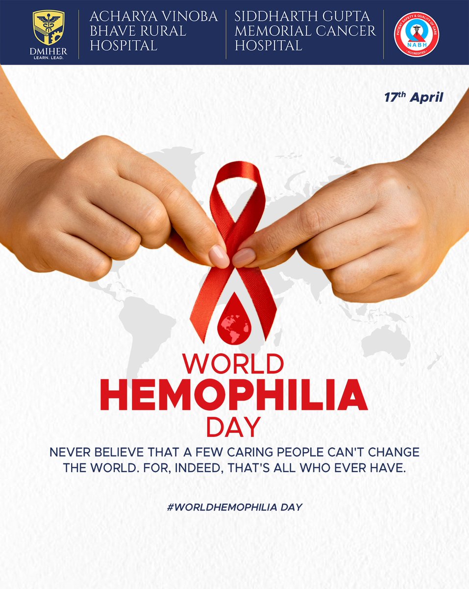 Join us in spreading hope and knowledge this World Hemophilia Day. Together, we can make a difference. #WorldHaemophiliaDay 

#HemophiliaAwareness #TreatmentForAll #BleedingDisorders #RareDiseaseAwareness #EmpowerPatients #HealthcareEquality
