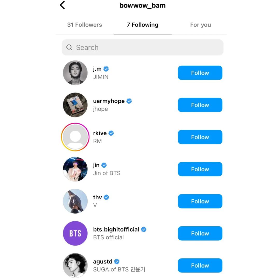 It's look like jungkook has opened an Instagram account for Bam 🫣😭 #jungkook #JungKook_GOLDEN #JungKook_Seven #JungKook_3D #Jungkookies #Jungkook_StillWithYou #weloveyoujungkook #WaitForYou #bam #BTSARMYPROMISE2025 #taekook #vkook #kookv