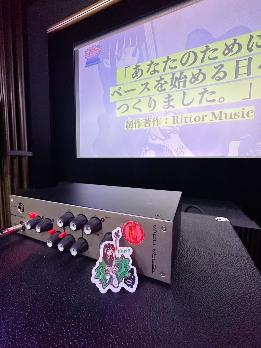 mina_bass3737's tweet photo. ベースビギナーズブックイベント🌷
来てくださってありがとうございました＾＾
みんなに会えて本当に嬉しかったです🥰

まだまだですが、先生させてもらえて
勉強になりました、、、
素敵な機会をありがとうございます🩵🩵
ステッカーめちゃかわいい♡ https://t.co/boCByOFEBH
