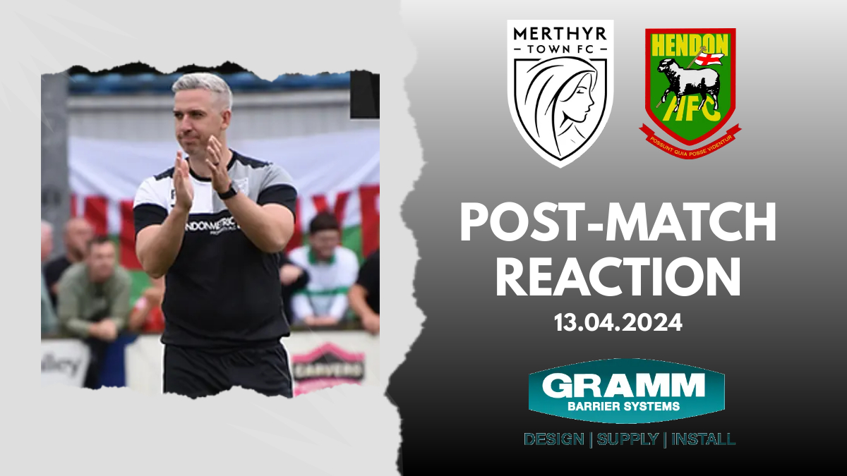 🎙️Paul Michael spoke after a 1-1 home draw for The Martyrs against Hendon, was enough to keep Merthyr Town in the final play-off place going into a huge game on Tuesday night. View the interview here➡️ youtu.be/ZDCd3kWlHPo #OurTownOurClub | @GrammBarrier