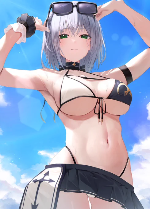 #気温が高いので気が早いが水着絵が見たい 