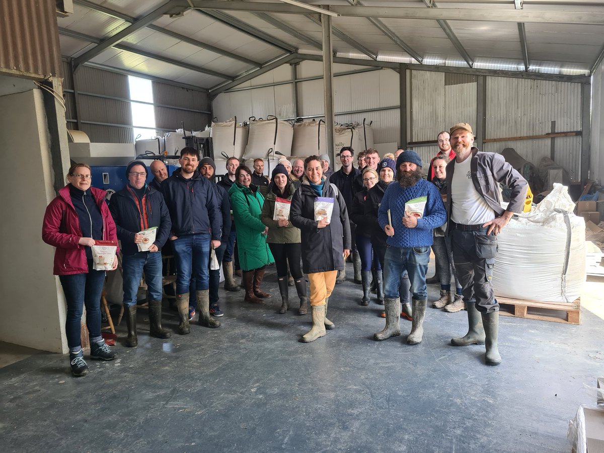 Organic & Biological Agriculture students from Waterford University #euorganic #ioa #biodiversity #farmtofork