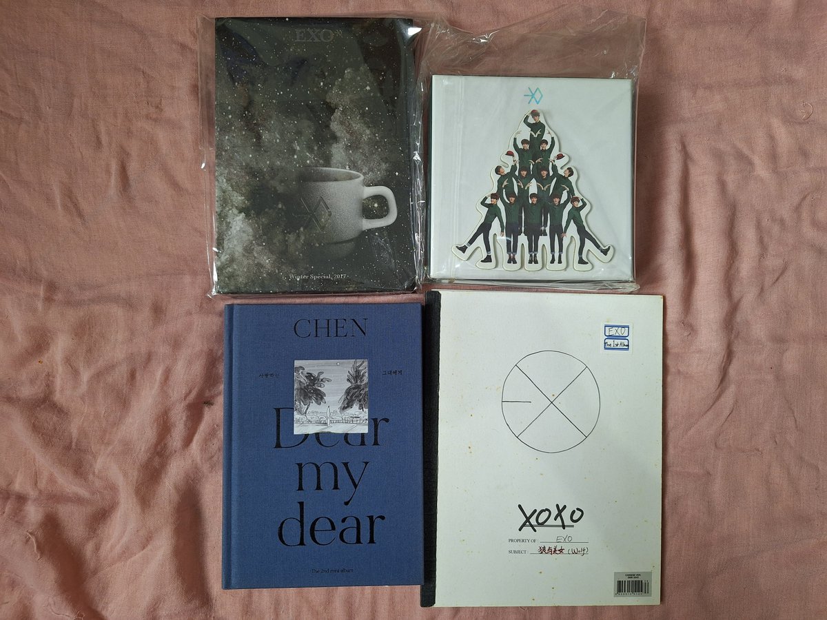 wannie20vip's tweet photo. WTS/LFB

EXO unsealed albums
Universe-250
Miracles in december-350
XOXO-380
Chen-Dear my dear-280

Lalamove or meetup: Glorietta
RFS: need funds

#lfb #wts #unsealed https://t.co/Jgw1BHSWdJ