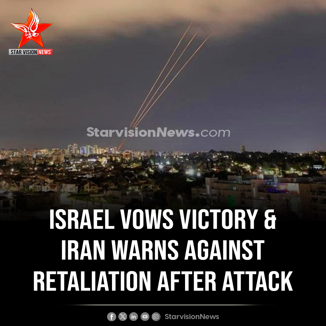 Iran warned Israel and the United States on Sunday of a 'much larger response' if there is any retaliation for its mass drone and missile attack on Israeli territory overnight, as Israel said 'the campaign is not over yet'.

#StarvisionNews #Israel #Iran #IsraelPalestine