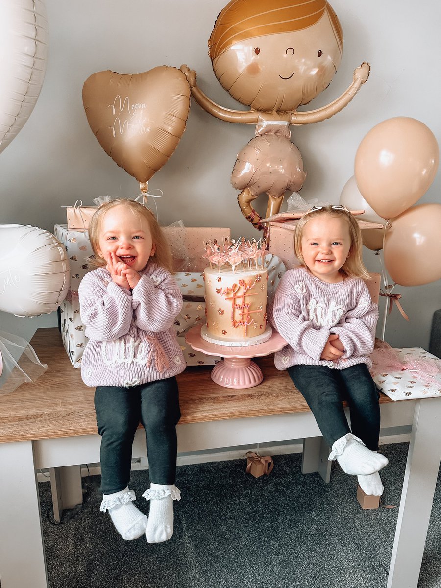 CuffeMiss's tweet photo. The most perfect girlies in the world turn two today. 🥹💕 #TuTuCute https://t.co/WGnnP7DMeA