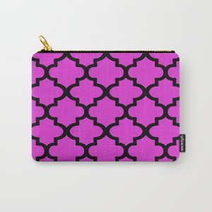 #Quatrefoil #Pattern In Black Outline On Purple Pink #totebag #taiche #society6  #totebags #totebag  #bags  #totebagcustom #handbags #fashion #handmade #bag #handbag #slingbag #shoulderbag #accessories society6.com/product/quatre…