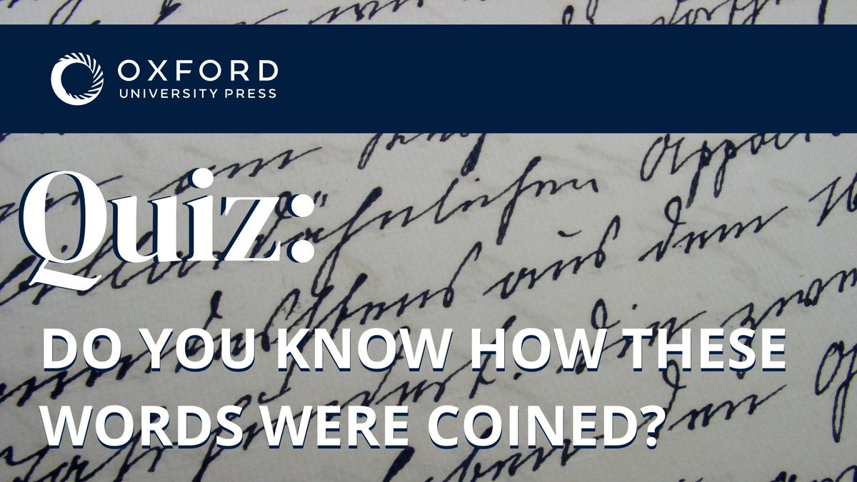 Librarians, why not test your knowledge of etymology this Sunday with this quick quiz? Let us know how you did in the comments ⬇️ Take the quiz here: oxford.ly/3vPUtVD