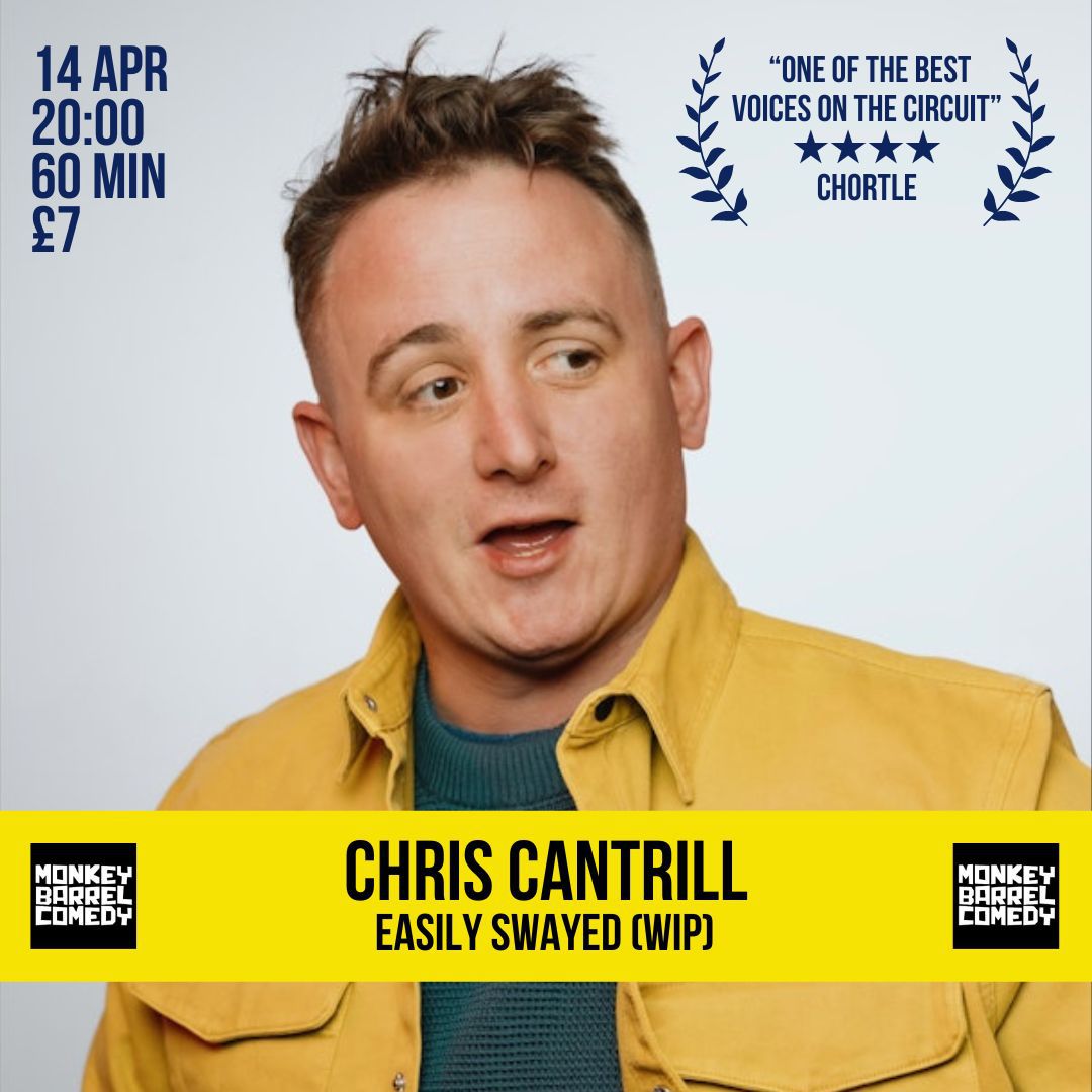 ✨ TONIGHT ✨ Join Chris (@CallMeCantrill) as he wrestles with the consequences of exile, middle-aged friendships and the best way to admit you wear a cape sometimes. “An inspired hour” ★★★★★ Ed Fest Mag 🎟️ event.bookitbee.com/48040/chris-ca…