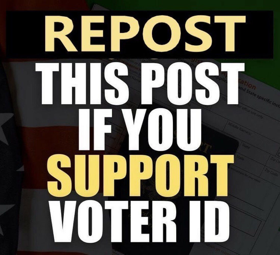 Requiring a Voter ID is the first step to a fair election.