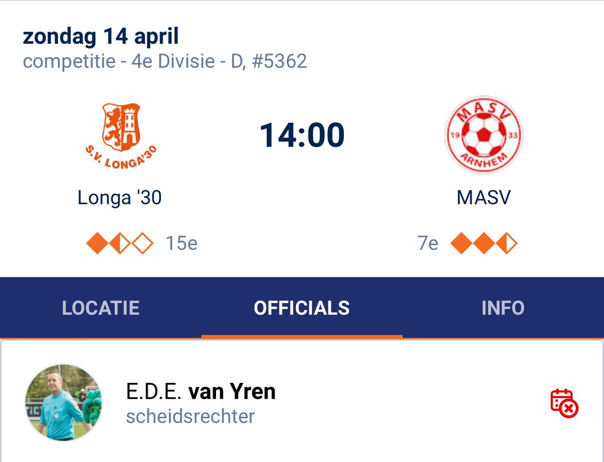 Matchday!
Vandaag de reis naar Lichtenvoorde waar <a href="/longa30/">Longa '30</a> het gaat opnemen tegen MASV uit Arnhem! <a href="/topamateurvoetb/">Topamateurvoetbal.com</a>