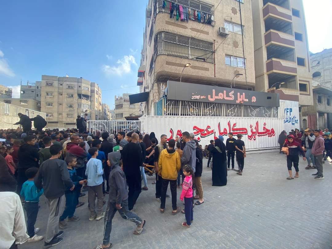 For the first time in 190 days, some bakeries in Northern Gaza are back to selling bread..