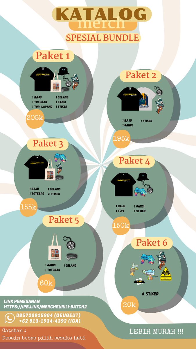 ribriban's tweet photo. @ipb_menfess [🕊️ *PO MERCH SURILI #2* 🕊️]
Open PO Merch Surili buka kembali, bagi teman-teman yang belum sempat beli, Cusss boronggg!!!

*Katalog Merchandise:* https://t.co/HPXSComnRx

*Link Pemesanan:*
https://t.co/4mtoduBM1m

*Open Pre-order:* 13-21 April 2024 https://t.co/ezRx63ZTzL