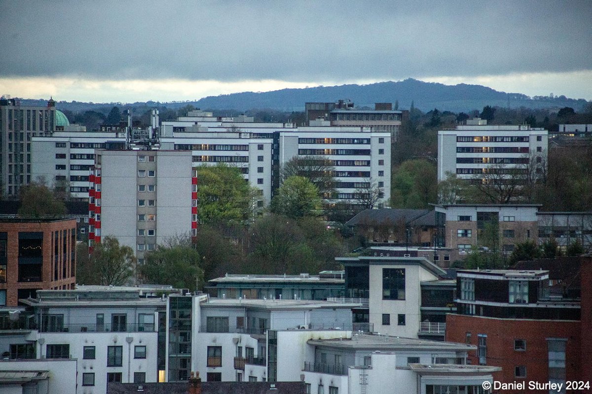 #Birmingham UK, looking across #Ladywood towards Clent Hill 😎 #BirminghamWeAre #AllWeather