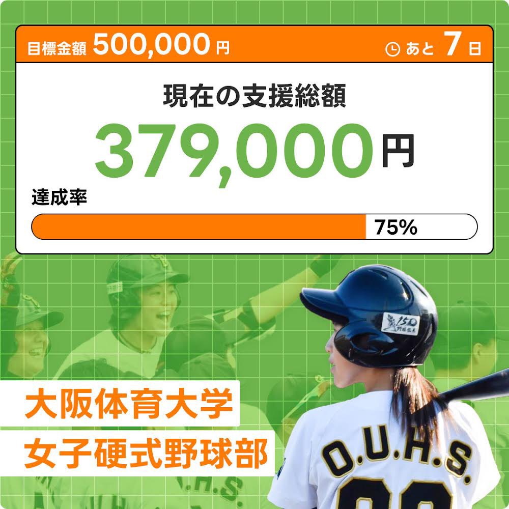 大阪体育大学硬式野球部(女子) tweet media