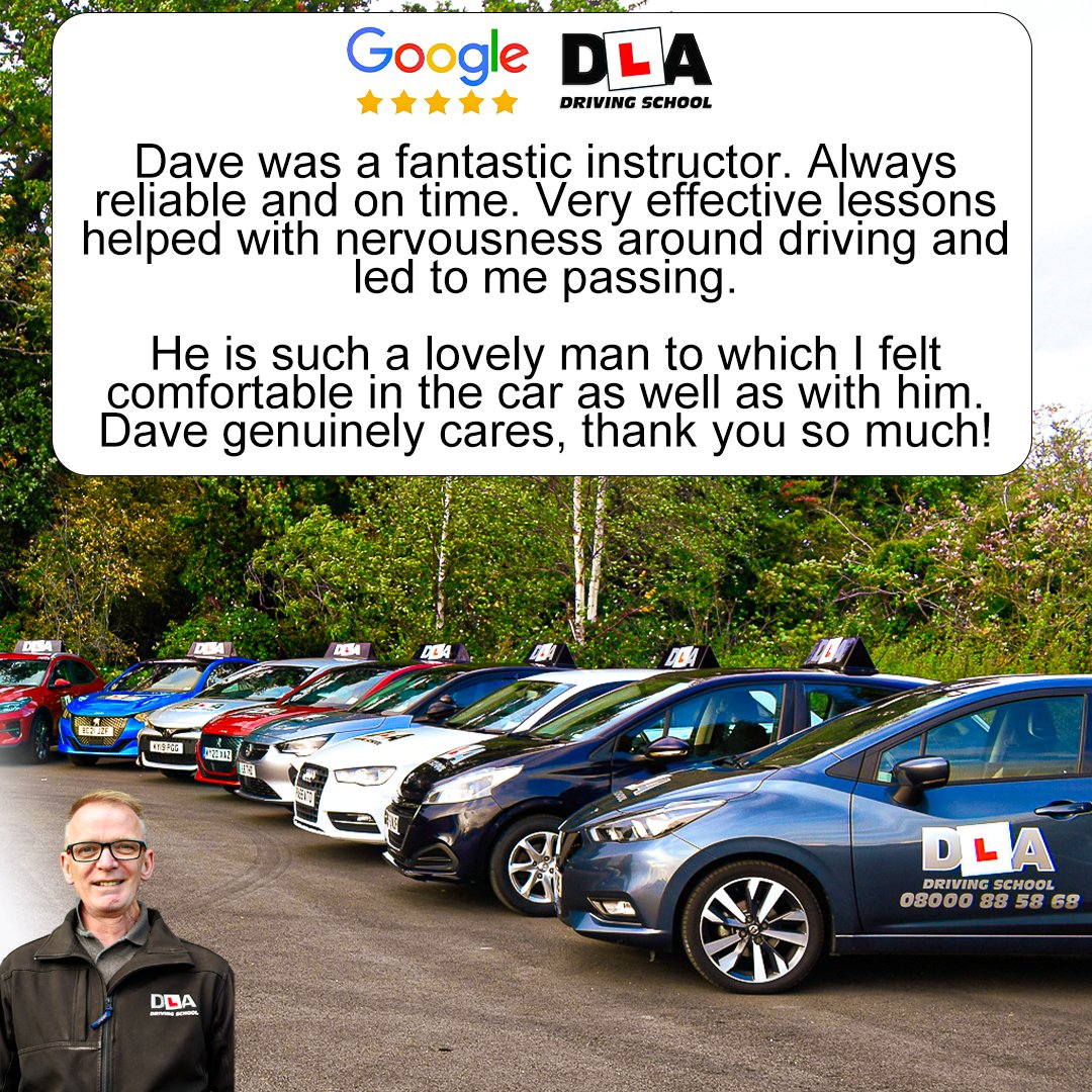 𝐃𝐚𝐯𝐞'𝐬 𝐂𝐫𝐚𝐜𝐤𝐢𝐧𝐠 𝐑𝐞𝐯𝐢𝐞𝐰!

To learn with him, get in touch with us today to start your driving journey ⬇️

📞 08000 88 58 68

#Harpenden #MiltonKeynes #Bedfordshire #Bucks #Herts #Bletchley #Cheshire #Crewe #Nantwich #Luton #Dunstable