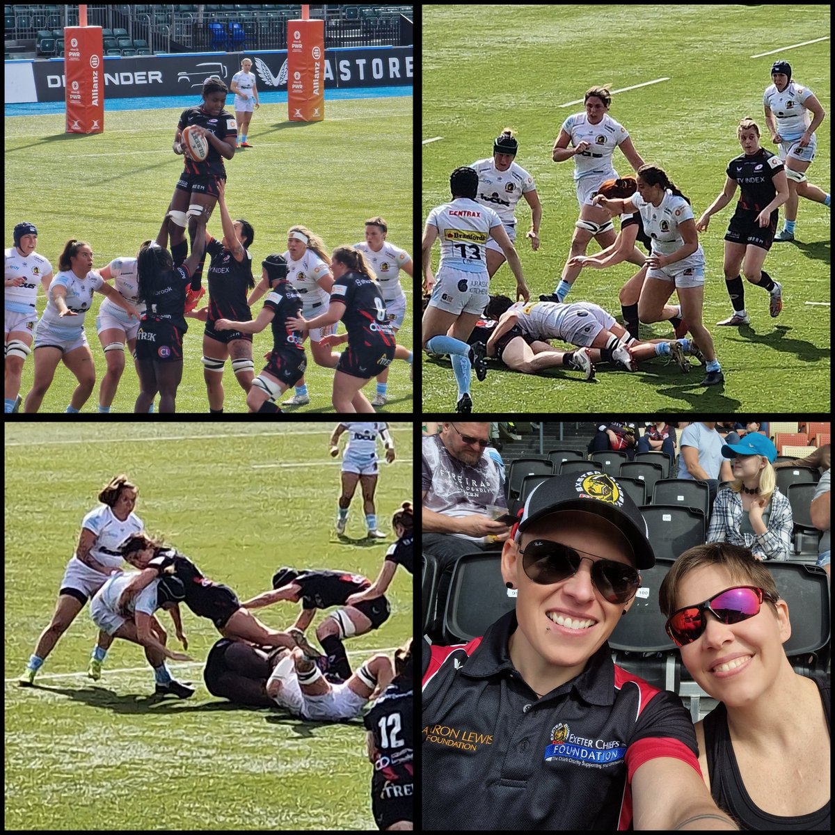 What a game yesterday at Stonex. Our chiefs played one heck of a game & almost took the game💪🖤 But congrats to Sarries, who just took it from the 1st half. Rather a lot of yellow cards in 1 half. I'm not sure I can see why, but that's why I'm not a ref ☺️ @ExeChiefsWomen