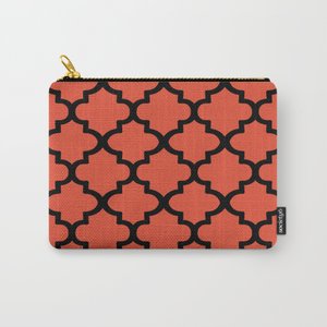 #Quatrefoil #Pattern In Black Outline On Red Fanny Pack by #taiche #society6 #fannypack #fashion #waistbag #beltbag #bumbag #fannypacks #bags #accessories #crossbodybag #bag #fannypackswag #style #hipbag #hippack #waistpack society6.com/product/quatre…