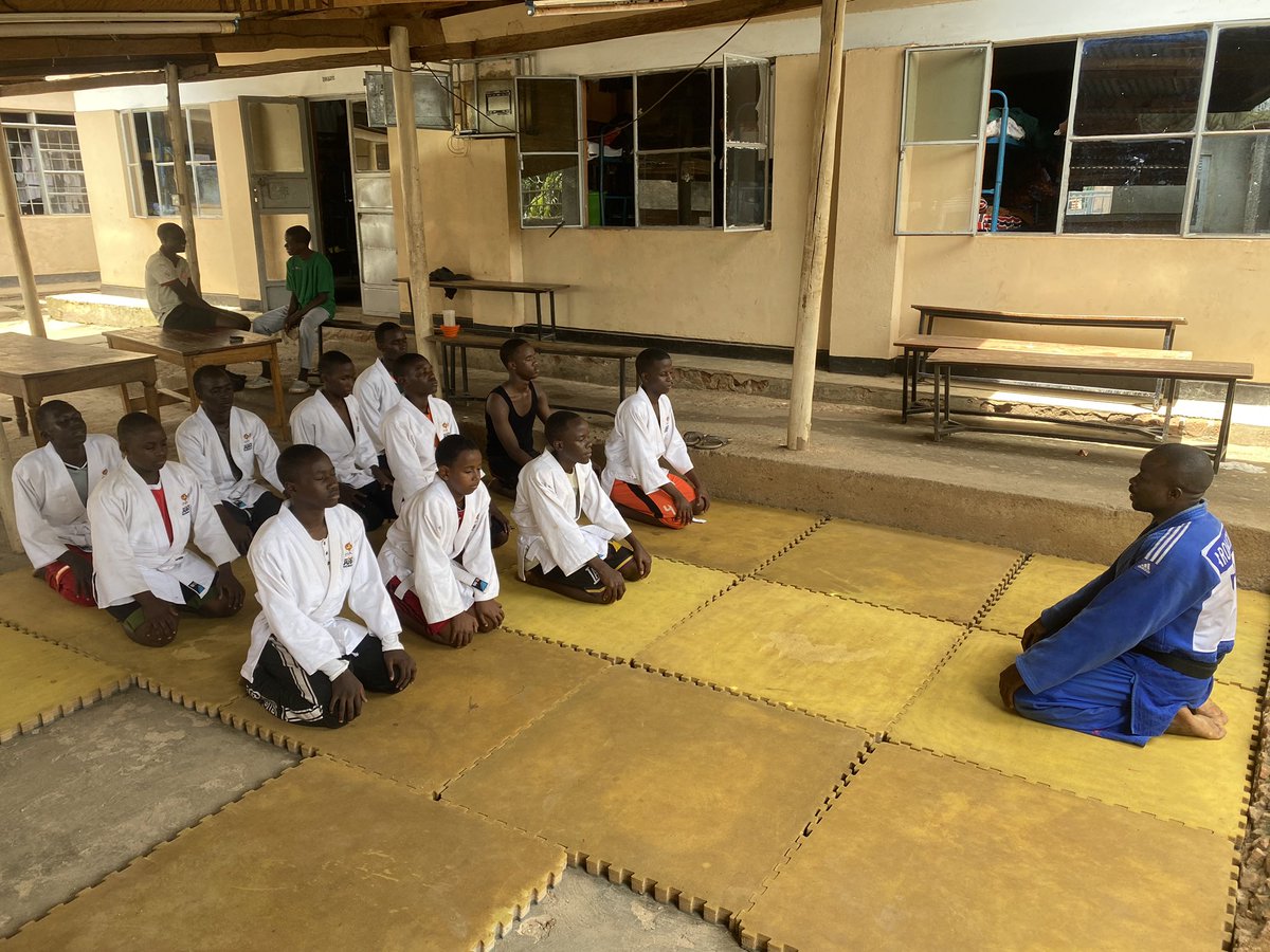 UgJudo's tweet photo. Today, Sensei Aron Achiko conducted a Judo training session at New Gentleman Judo Club in Rubaga. #judo https://t.co/wLV0P97aIr
