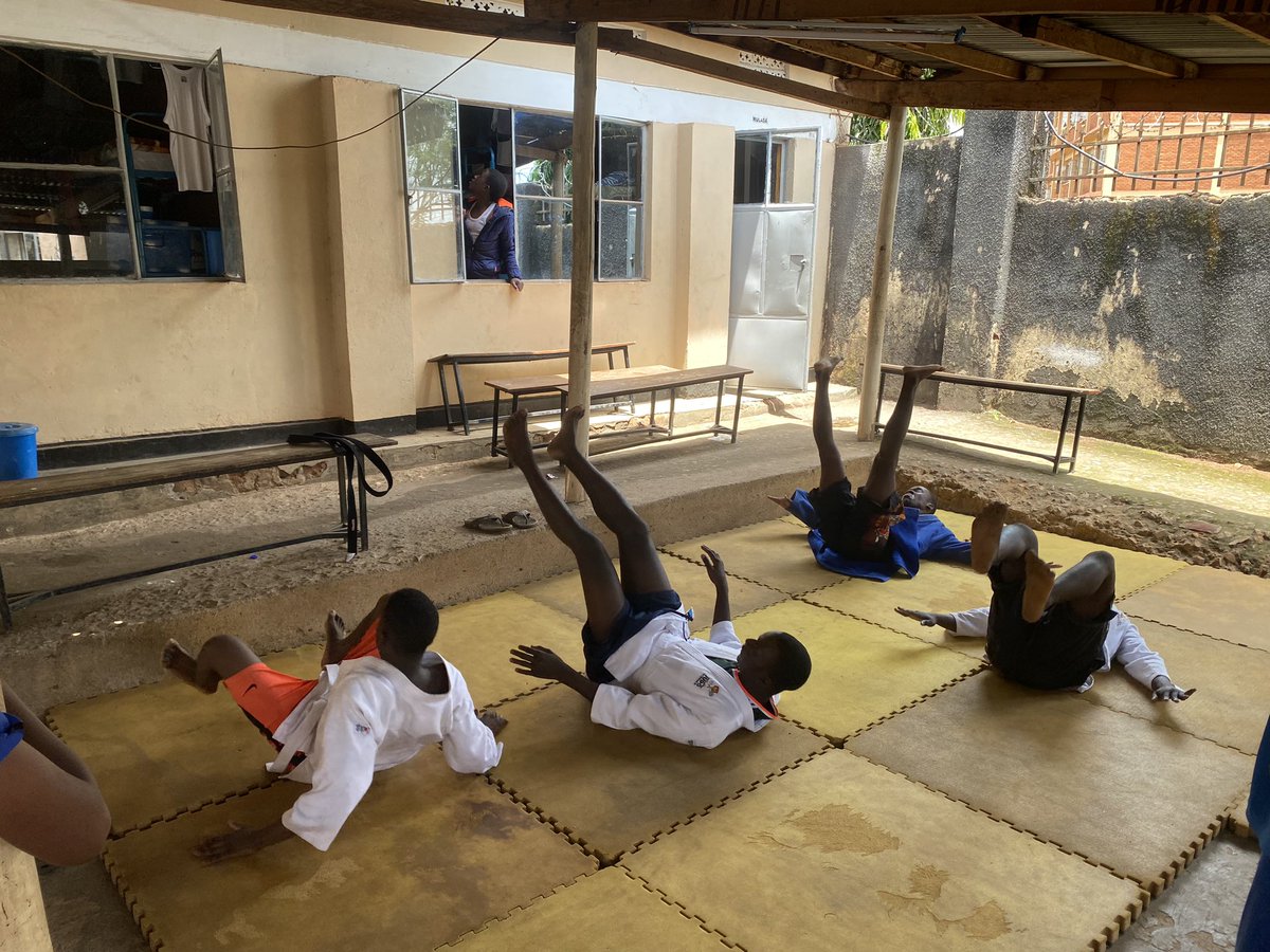 UgJudo's tweet photo. Today, Sensei Aron Achiko conducted a Judo training session at New Gentleman Judo Club in Rubaga. #judo https://t.co/wLV0P97aIr