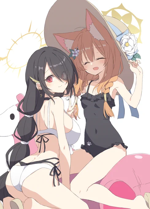 シスターヒナタとマリーちゃん #ブルアカ 