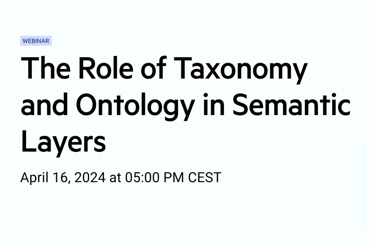 See how Progress Semaphore facilitates the transition from taxonomies to semantic layers. Join Heather Hedden and Jim Morris for an enlightening event on enhancing data access. Register today: prgress.co/43sz69r #DataArchitecture #KnowledgeManagement