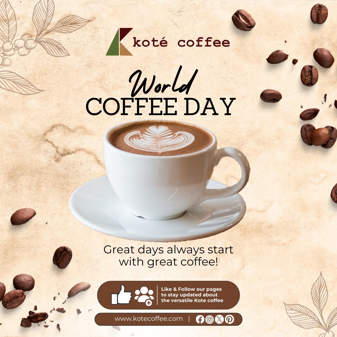 ☕ Happy World Coffee Day! ☕

#WorldCoffeeDay #CoffeeLoversUnite #MorningFuel #ButFirstCoffee #CaffeineAddict #CoffeeCulture #LoveInACup #SipAndSavor