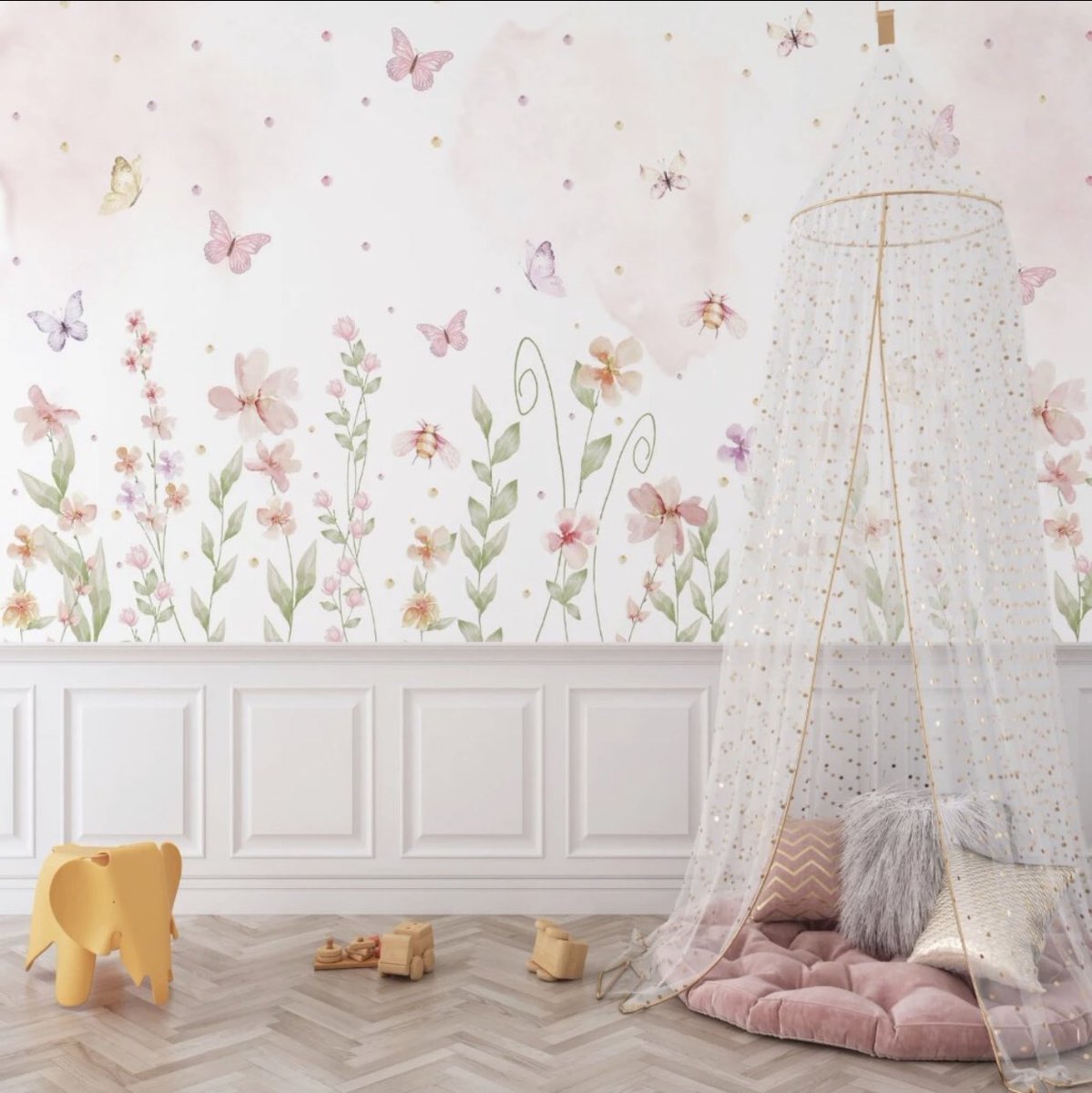 housedecor_'s tweet photo. Confira Papel de Parede Adesivo Jardim de Borboletas Aquarela Algidecor 1m²  
Click no link é confira mas detalhes: https://t.co/lsgW5j27DW https://t.co/SBWXajzR37