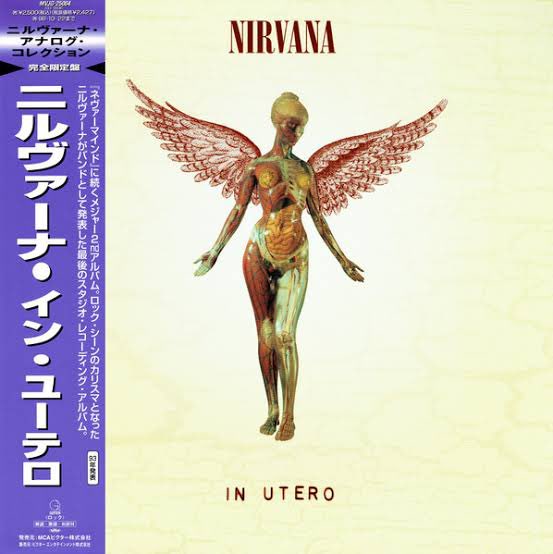 ねぇねぇ、ニルヴァーナ好きなの？
ニルヴァーナのインユーテロってアルバム聴いたことある？「子宮内」って意味らしいんだけどさ。
それとこのジャケットのアルバムに「レイプミー」って曲が収録されてるんだけど知ってる？

#NIRVANA #INUTERO #インユーテロ女子