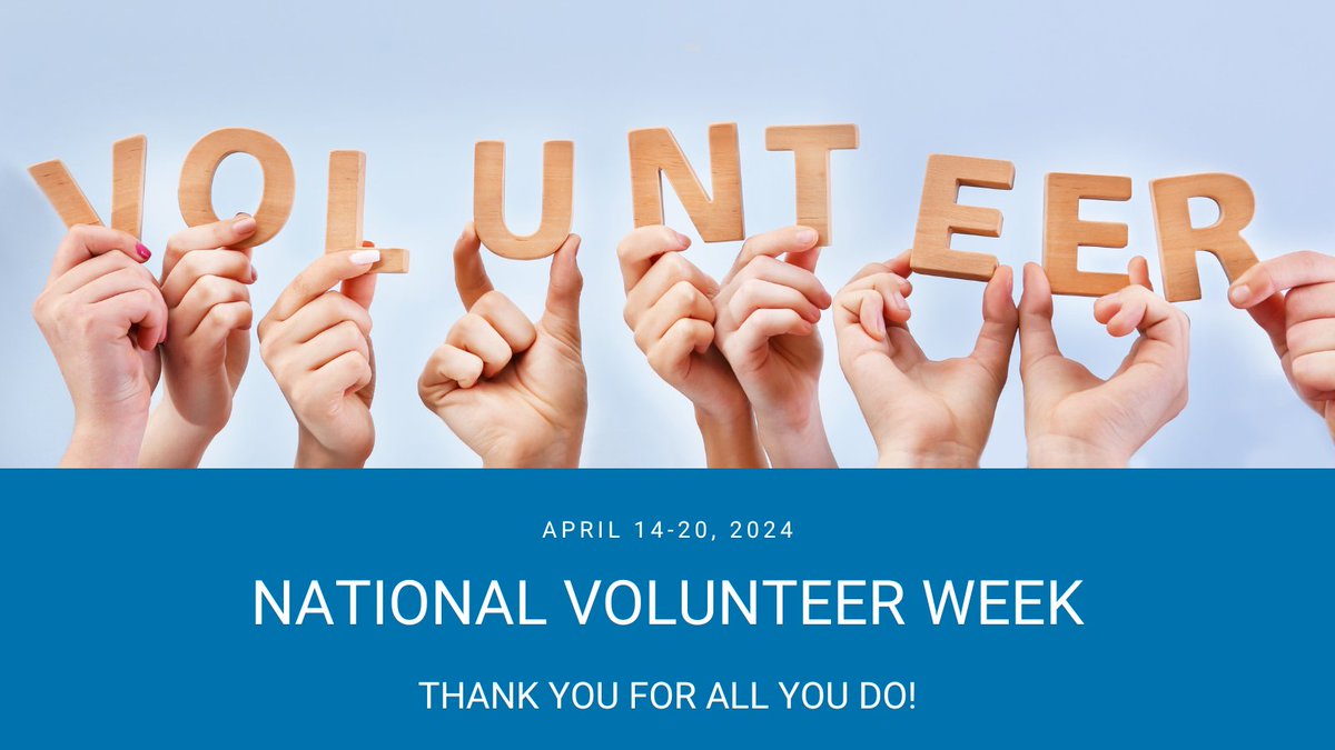 Volunteers are fundamental to meeting this challenging moment. By coming together, committing support, and increasing our collective efforts and impact, we contribute exponentially to the quality of life we all strive for. Thank you for your time and passion to enhance our work.