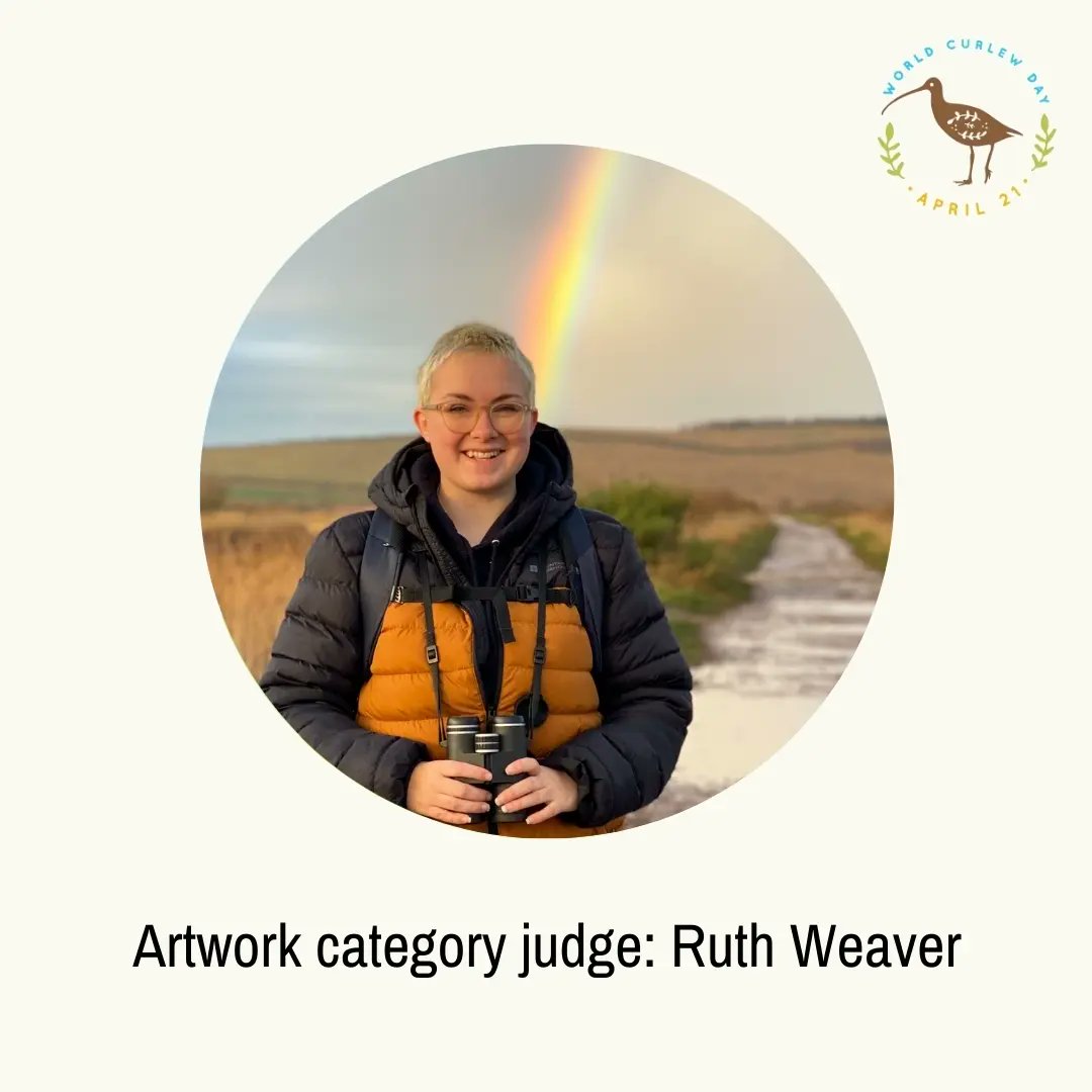 @curlewcalls @XantheClay Poetry category judge: @GoWildForBees - journalist, poet, biologist and soon-to-be author Artwork category judge: @ruths_portraits - professional wildlife artist and birder