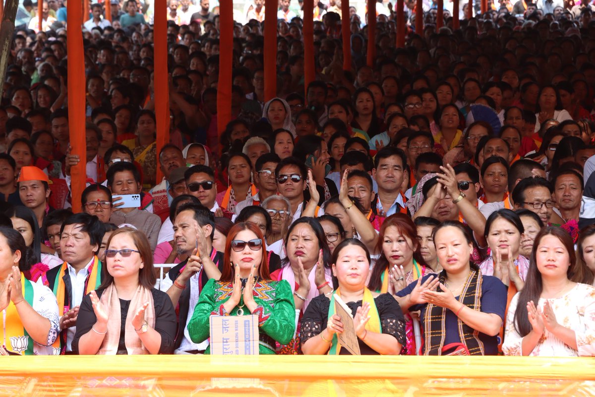 The entire Nation is anticipating the historic third term of Hon’ble PM Shri @narendramodi ji. I am optimistic that the Arunachal Pradesh will be a participatory to the historic moment by electing BJP MP candidates from East & West Arunachal Parliamentary Constituencies. The…