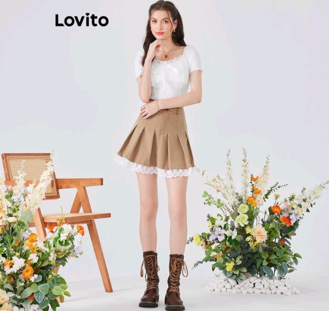 ขายดี⚘️Lovito เสื้อยืด แขนพัฟ ลูกไม้ด้านหน้า แต่งโบน่ารัก 

#เสื้อผ้าแฟชั่น #เสื้อแขนสั้น #เสื้อครอป #เสื้อผ้าสไตล์เกาหลี #เสื้อผ้าราคาถูก