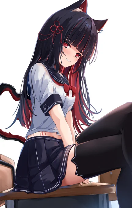 ケモ耳セーラー服 