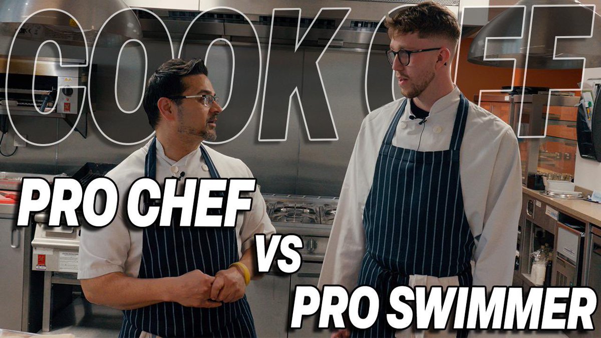 New video out now . Cook Off Pro Chef vs Pro Swimmer . youtu.be/GW7j5QgEj8U?si… @varunshivdasani @derrymcveigh @SilverHatchSP @jwwrok @wiffen_nathan @LboroSport @lborouniversity @swimireland @sportireland @TeamIreland @PTSBIreland @KineticaSports @FINISswim
