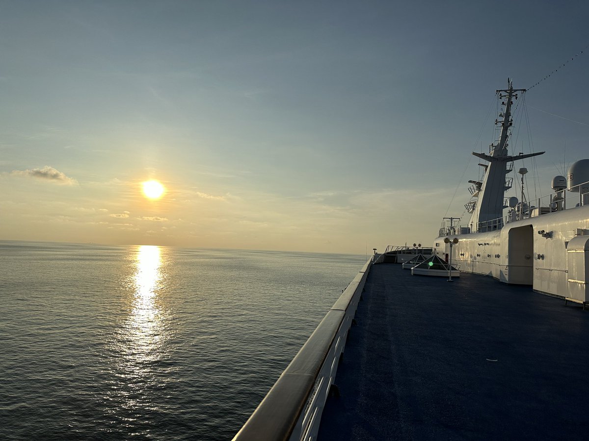 Sunset at Strait of Malacca.