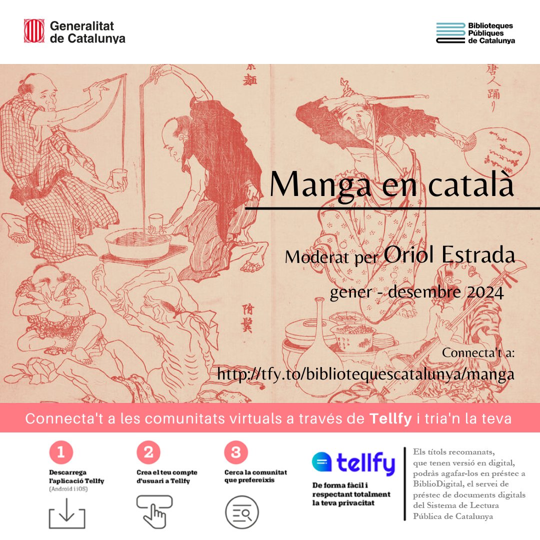Per #SantJordi2024, el moderador del club de lectura virtual Manga en català, l'Oriol Estrada (@CapitanUrias), proposa... 💭 Que imagineu el vostre TOP5 de mangues romàntics 🌹 Ja ho teniu? Digueu la vostra a #tellfy: tuit.cat/E81F9