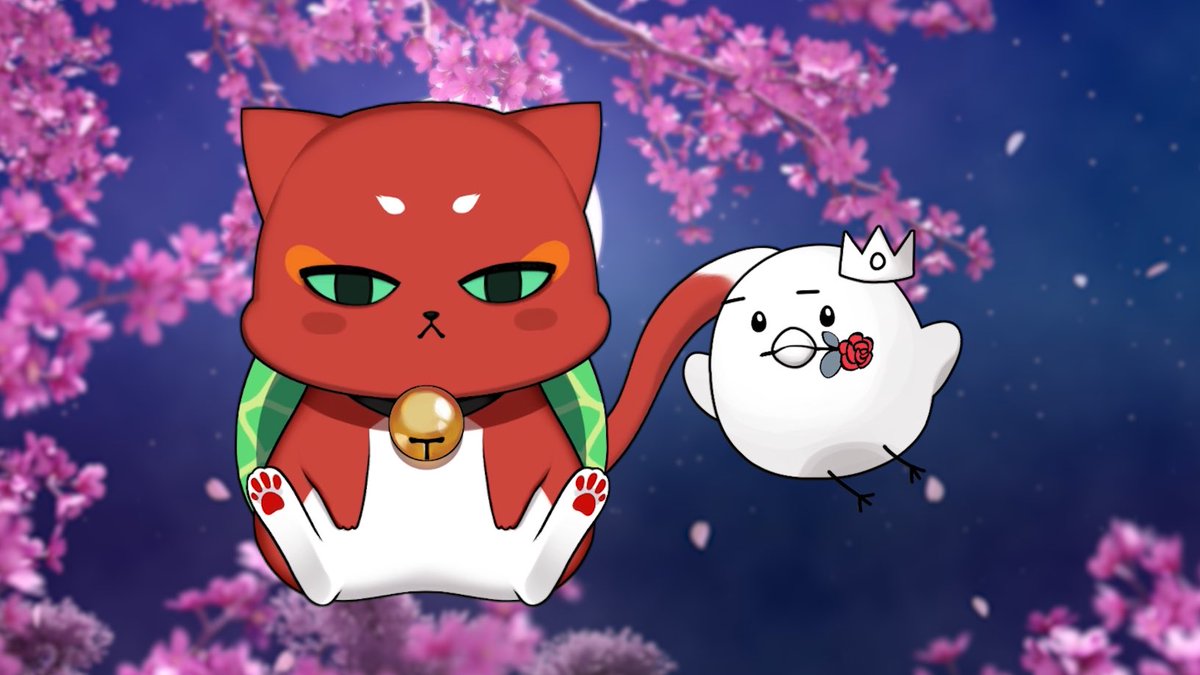 キャメにゃんとニキバード✨🍈