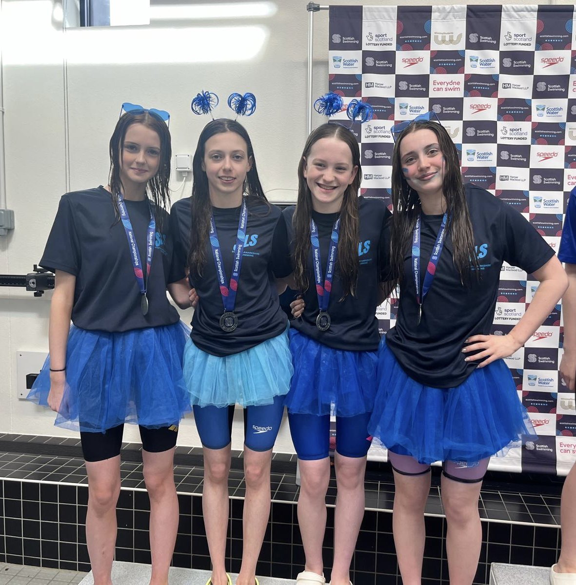 HamiltonBaths's tweet image. It’s silver for 4x100 medley for the fabulous 4. Kaysey, Evi, Coco and Lucy. Well done!