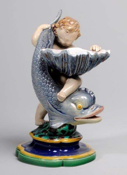 Today is #DolphinDay We've searched our collections and found these two Minton figurines. See more of our collections online: cannon-hall.com/collections